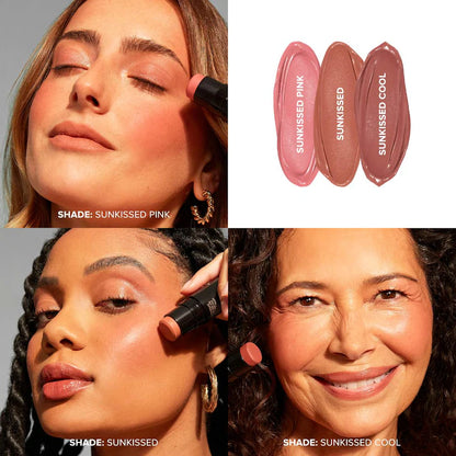 NUDESTIX | Mini Sunkissed Blush & Bronze 3pc Kit