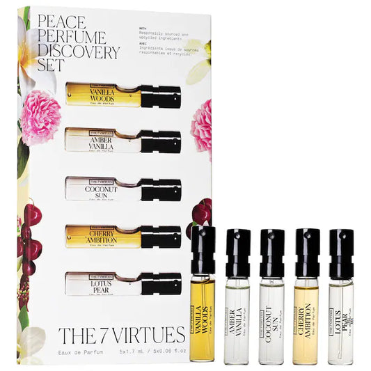 The 7 Virtues | Peace Perfume Sampler Discovery Set