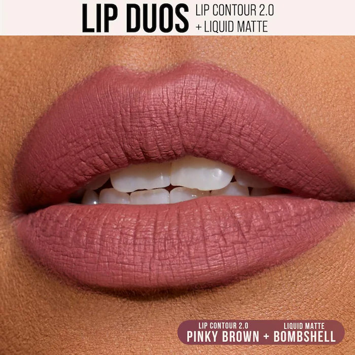 HUDA BEAUTY | Bombshell Lip Liner and Liquid Lipstick Set