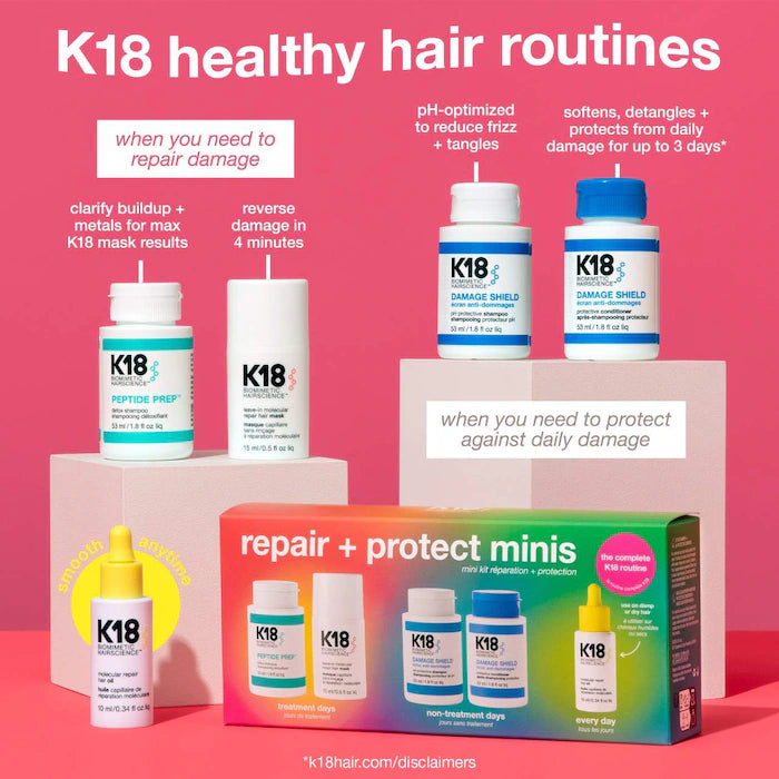 K18 Biomimetic Hairscience | Repair + Protect Mini's Hair Set