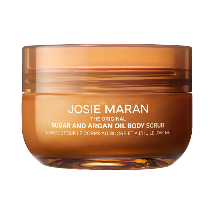 Josie Maran | Vanilla Vibezzz - Argan Oil + Sugar Balm Refillable Exfoliating Body Scrub Jar