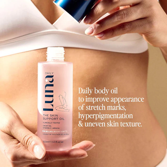 Luna Daily | The Skin Support Oil - For Stretch Marks, Hyperpigmentation & Uneven Skin Texture