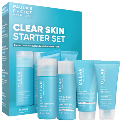 Paula's Choice | Mini CLEAR Skin Starter Set with Salicylic Acid and Benzoyl Peroxide