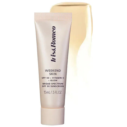 Iris&Romeo | Weekend Skin SPF 50 Natural Glow Tinted Sunscreen with Vitamin C + Niacinamide