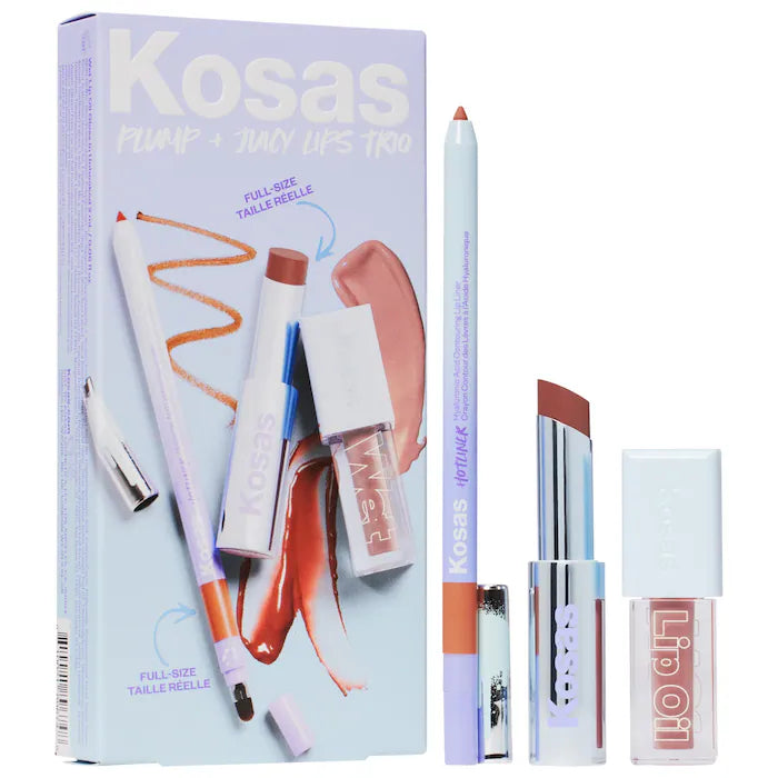 Kosas | Plump & Juicy Lips Trio