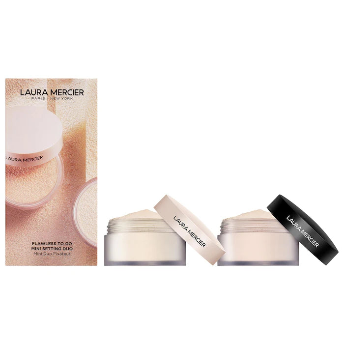 Laura Mercier | Flawless To Go Mini Setting Powder Duo