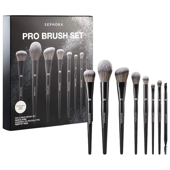 SEPHORA COLLECTION | 8-Piece PRO Brush Face & Eye Set