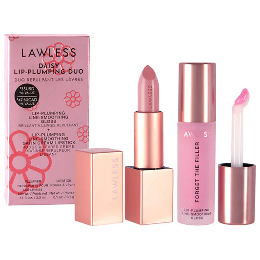 LAWLESS | Daisy Plumping Gloss and Lipstick Duo