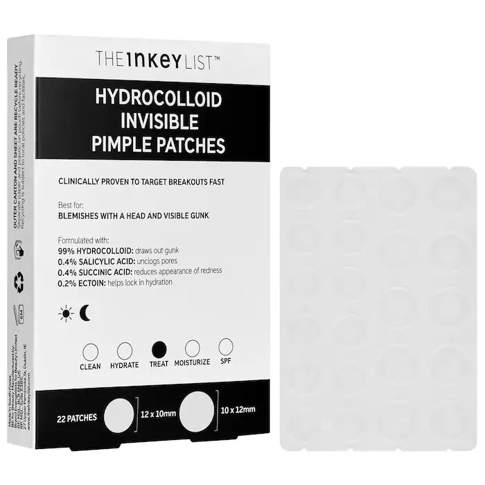 The INKEY List | Hydrocolloid Invisible Pimple Patches