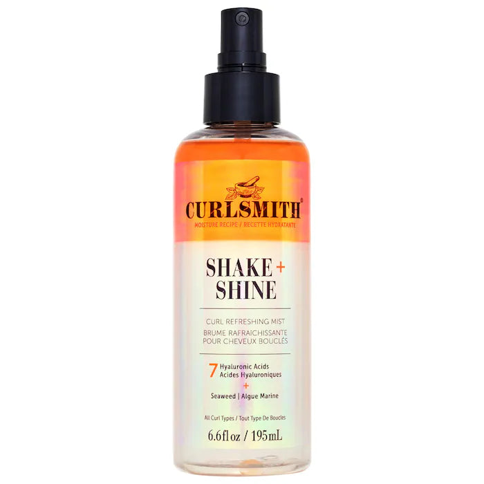 Curlsmith | Shake & Shine Curly Hair Mist with Hyaluronic Acid