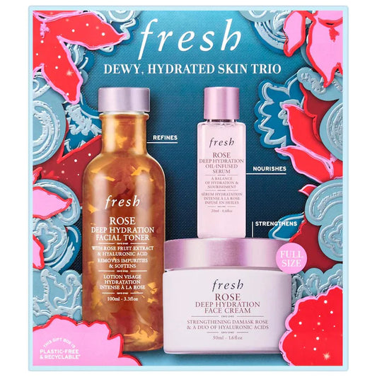 fresh | Dewy & Hydrated Skin Trio Skincare Set