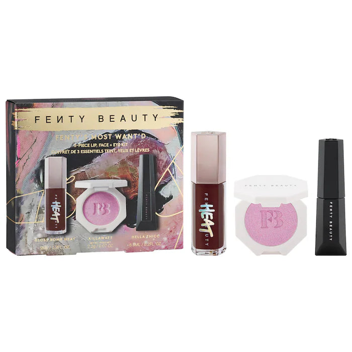 FENTY BEAUTY BY RIHANNA | Fenty's Most Want'd: 3-Piece Lip, Face + Eye Kit