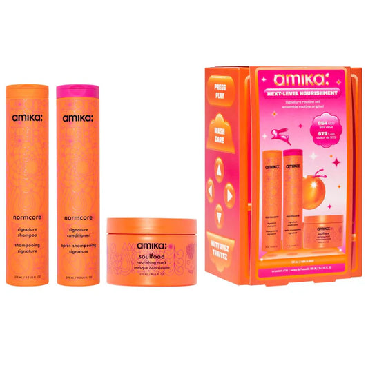 amika | Next-Level Nourishment Signature Hair Routine Set