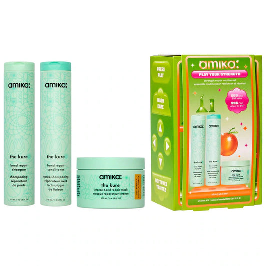 amika | Play Your Strength Hair Repair Routine Set