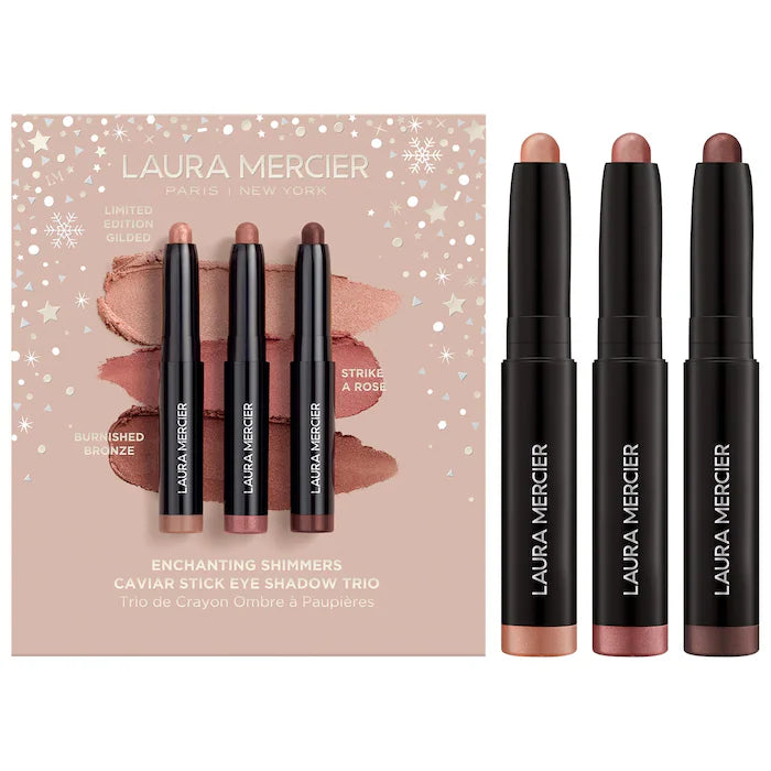 Laura Mercier | Enchanting Shimmers Mini Caviar Stick Eyeshadow Trio