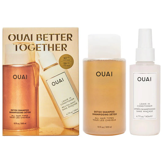 OUAI | Detox Shampoo & Leave In Conditioner Value Set