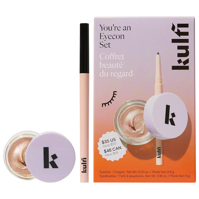 Kulfi | You're An Eyecon: Kajal Eyeliner and Zari Eyes Eyeshadow Set