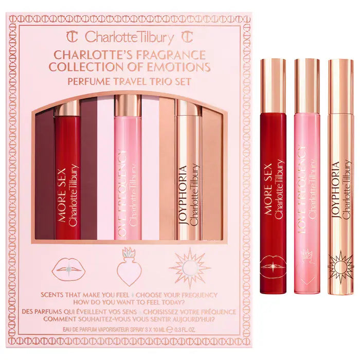 Charlotte Tilbury | Collection of Emotions Eau de Parfum Travel Spray Trio Set