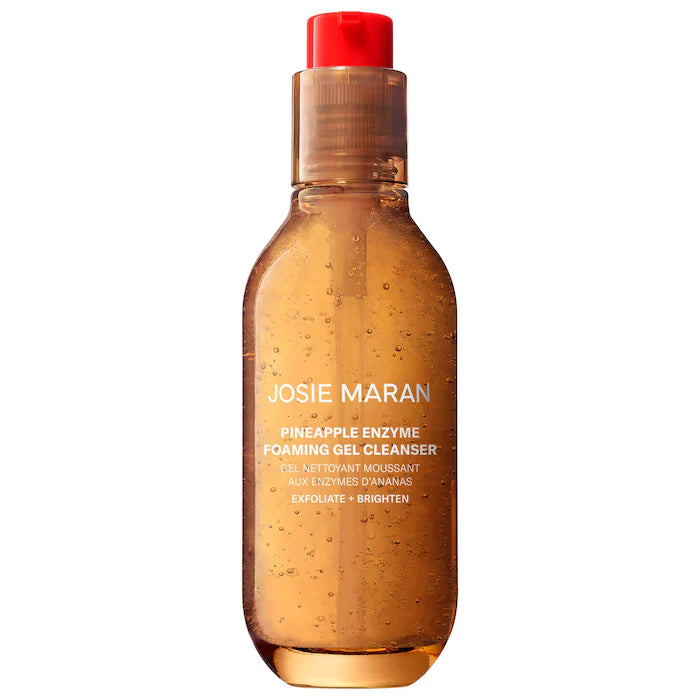 Josie Maran | Pineapple Enzyme Exfoliating + Brightening Foaming Gel Cleanser with AHAs