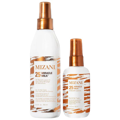 Mizani | 25 Miracle Milk Leave-In Conditioner Hair Value Set