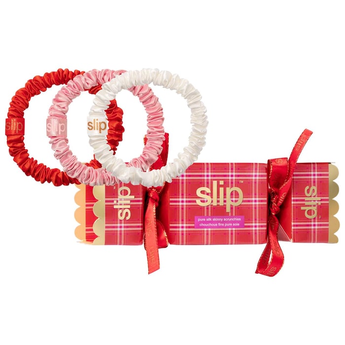 Slip | Slipsilk™ Skinny Scrunchies Holiday 3 pack