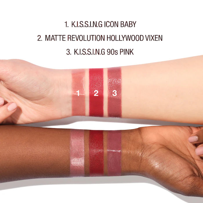 Charlotte Tilbury | Mini Iconic Hollywood Lipstick Trio Set