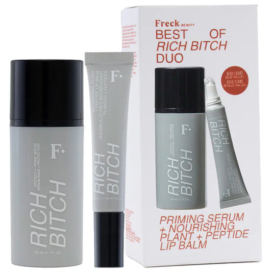 Freck Beauty | Best of Rich Bitch Primer and Lip Balm Set