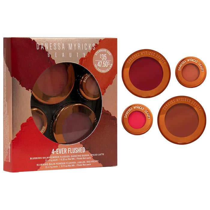 Danessa Myricks | Beauty Yummy Skin 4-Ever Flushed Lip and Cheek Set