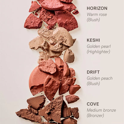 ILIA | The Ethereal Baked Face Palette - Long-Wear Bronzer, Highlighter & Blush