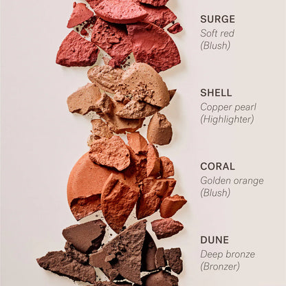 ILIA | The Ethereal Baked Face Palette - Long-Wear Bronzer, Highlighter & Blush