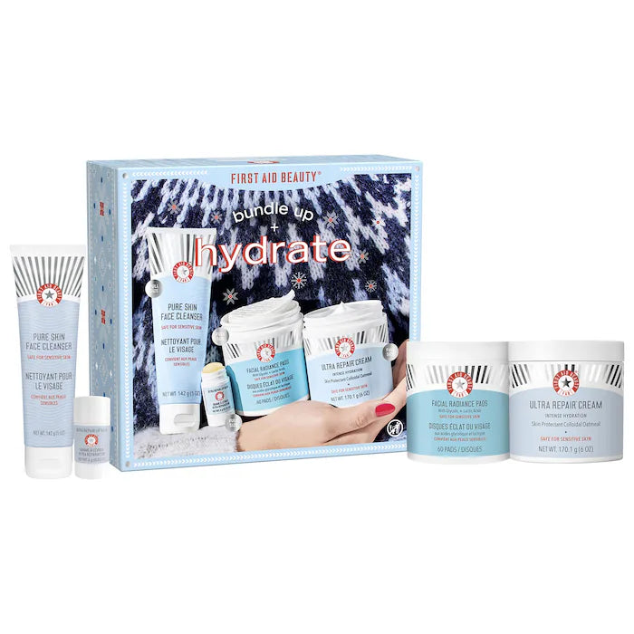 First Aid Beauty | Bundle Up + Hydrate - Full Face Routine Holiday Gift Set