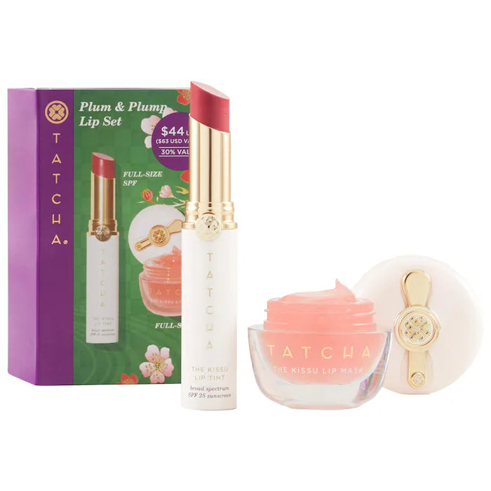 Tatcha | Plum & Plump Lip Set