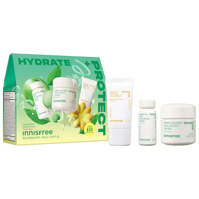 innisfree | Hydrate + Protect Holiday Set with Hyaluronic Acid