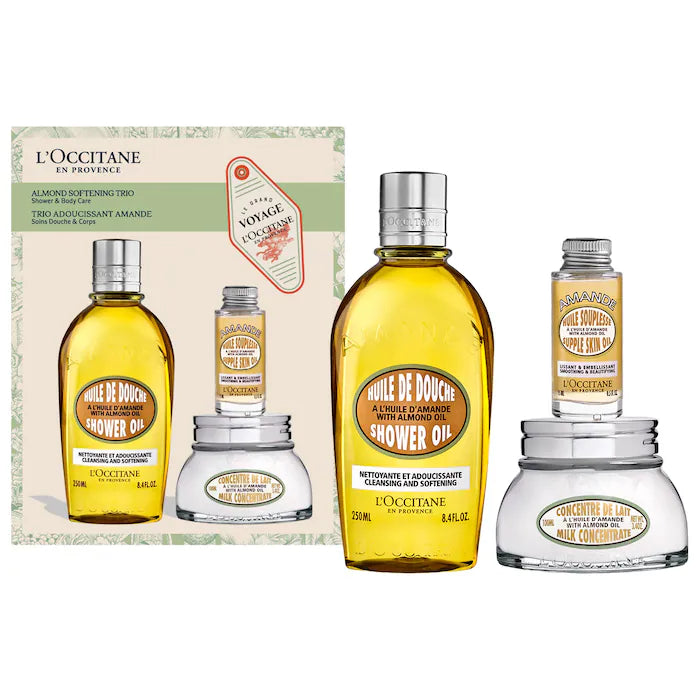 L'Occitane | Almond Softening & Moisturizing Holiday Trio