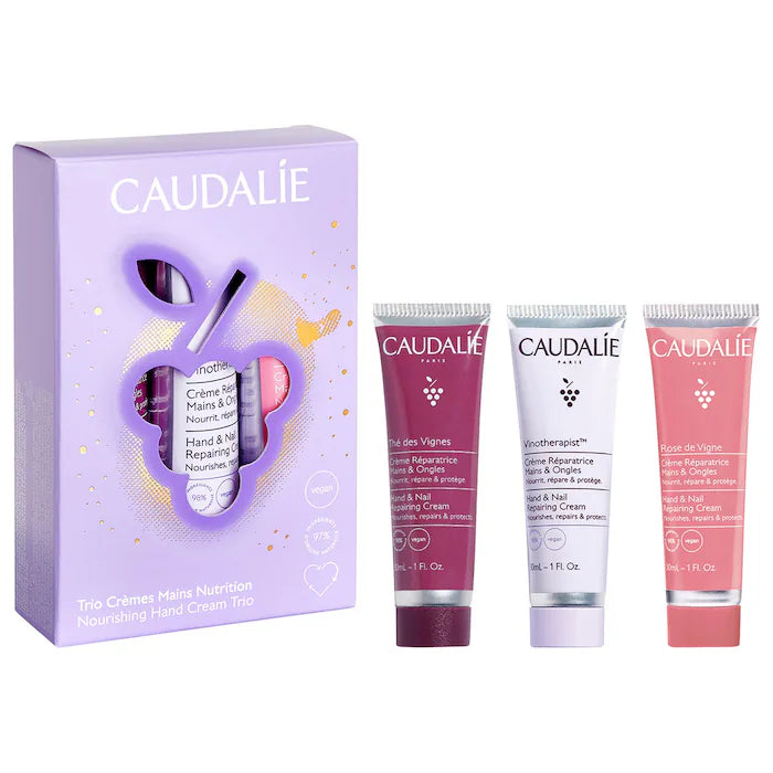 Caudalie | Hydrating & Nourishing Hand Cream Trio