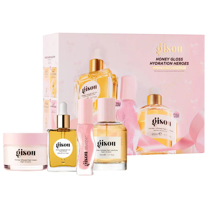 Gisou | Honey Gloss Hydration Heroes Hair Value Set