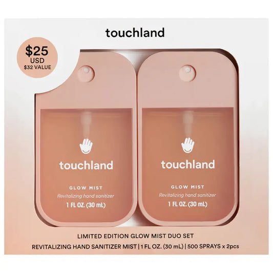 Touchland | Limited Edition Glow Mist Revitalizing Hand Sanitizer Duo Value Set