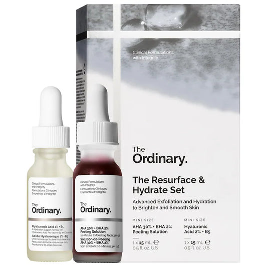 The Ordinary | The Resurface & Hydrate Set with Hyaluronic Acid + AHA