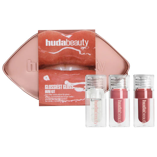 HUDA BEAUTY | Mini Glossiest Lip Gloss Set