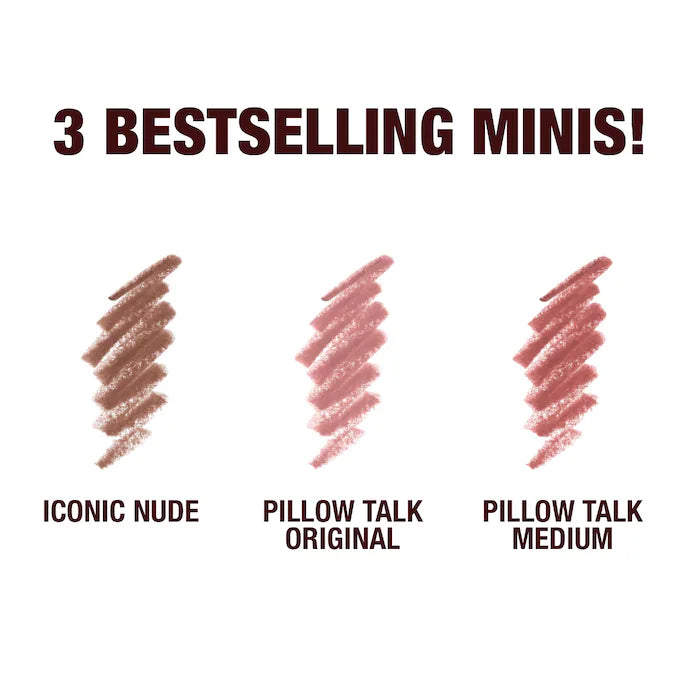 Charlotte Tilbury | Mini Iconic Lip Cheat Lip Liner Trio