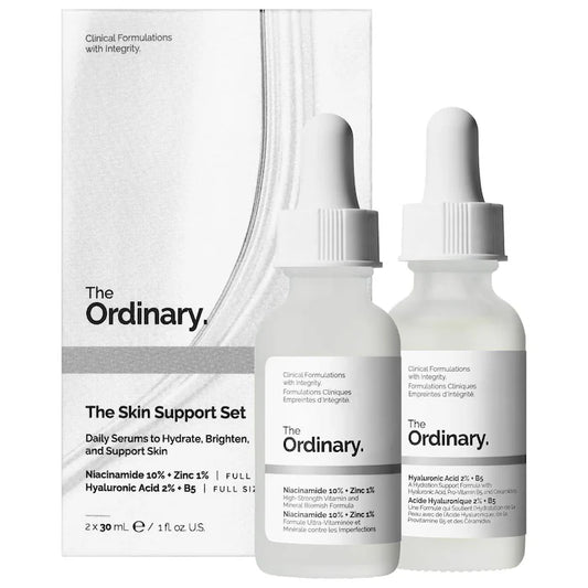 The Ordinary |  The Skin Support Set with Niacinamide + Hyaluronic Acid