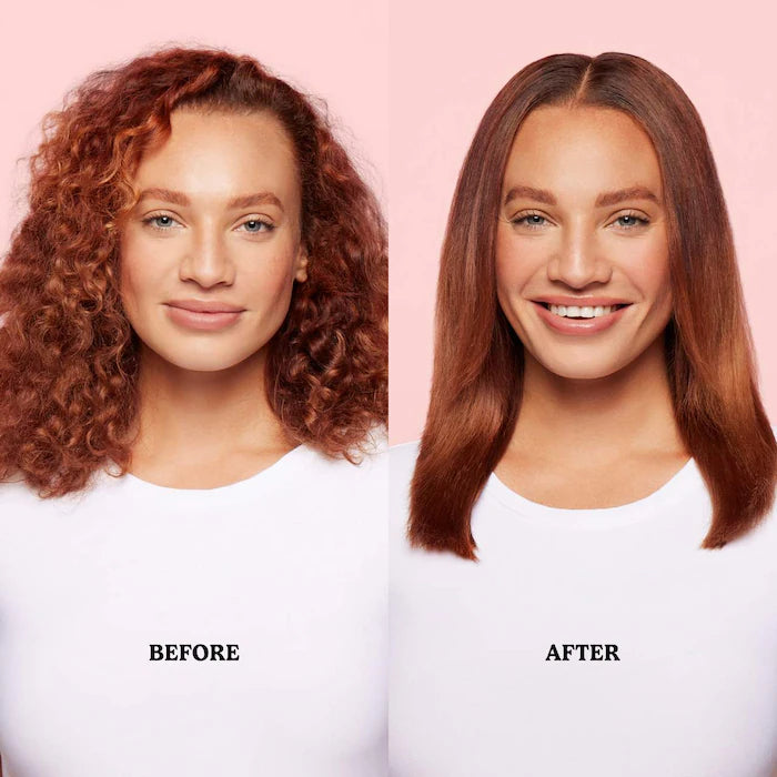 Mane | Mane x OUAI Anti-Frizz Heated Straightening Brush Hair Value Set