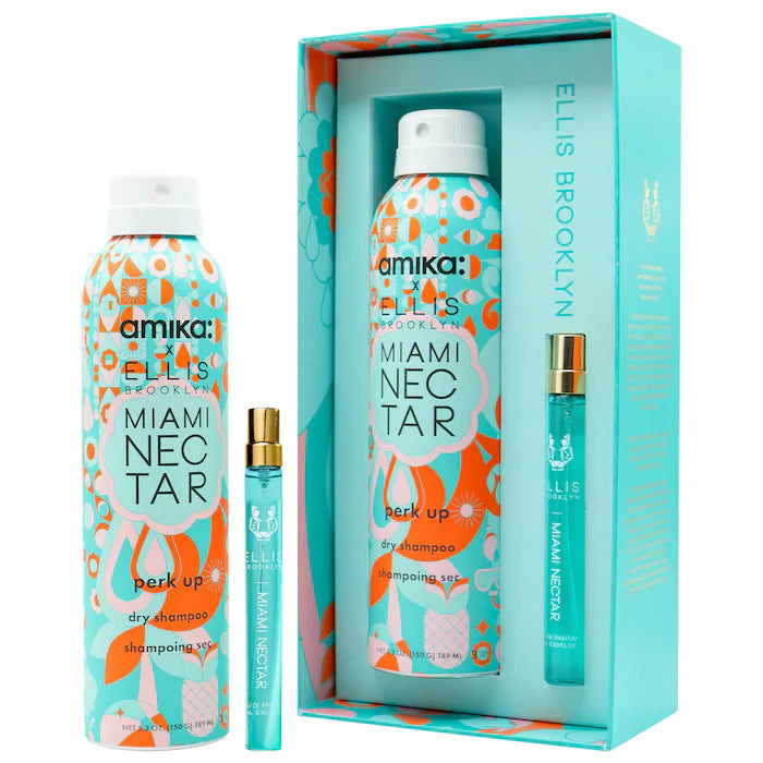 Ellis Brooklyn  MIAMI NECTAR X Amika | Set: MIAMI NECTAR Amika Perkup Dry Shampoo + EDP Travel Spray Gift Set
