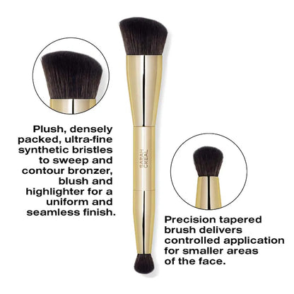 Sarah Creal | Dual Contour Precision Cheek And Eye Brush
