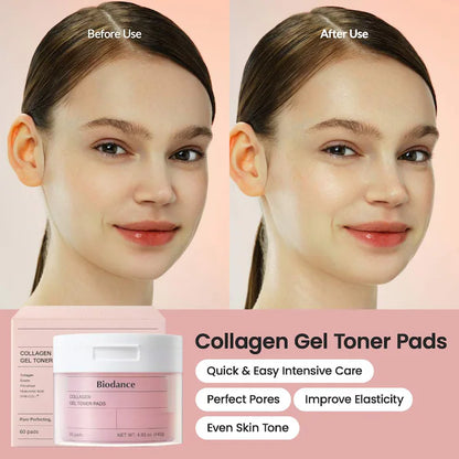 Biodance | Collagen Gel Toner Pads for Pore Minimizing & Firming Care