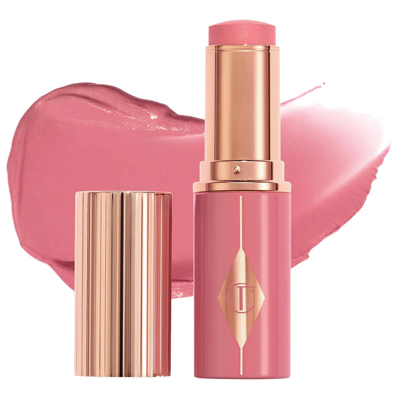 Charlotte Tilbury | Unreal Lip + Cheek Glow Blush Stick with Hyaluronic Acid