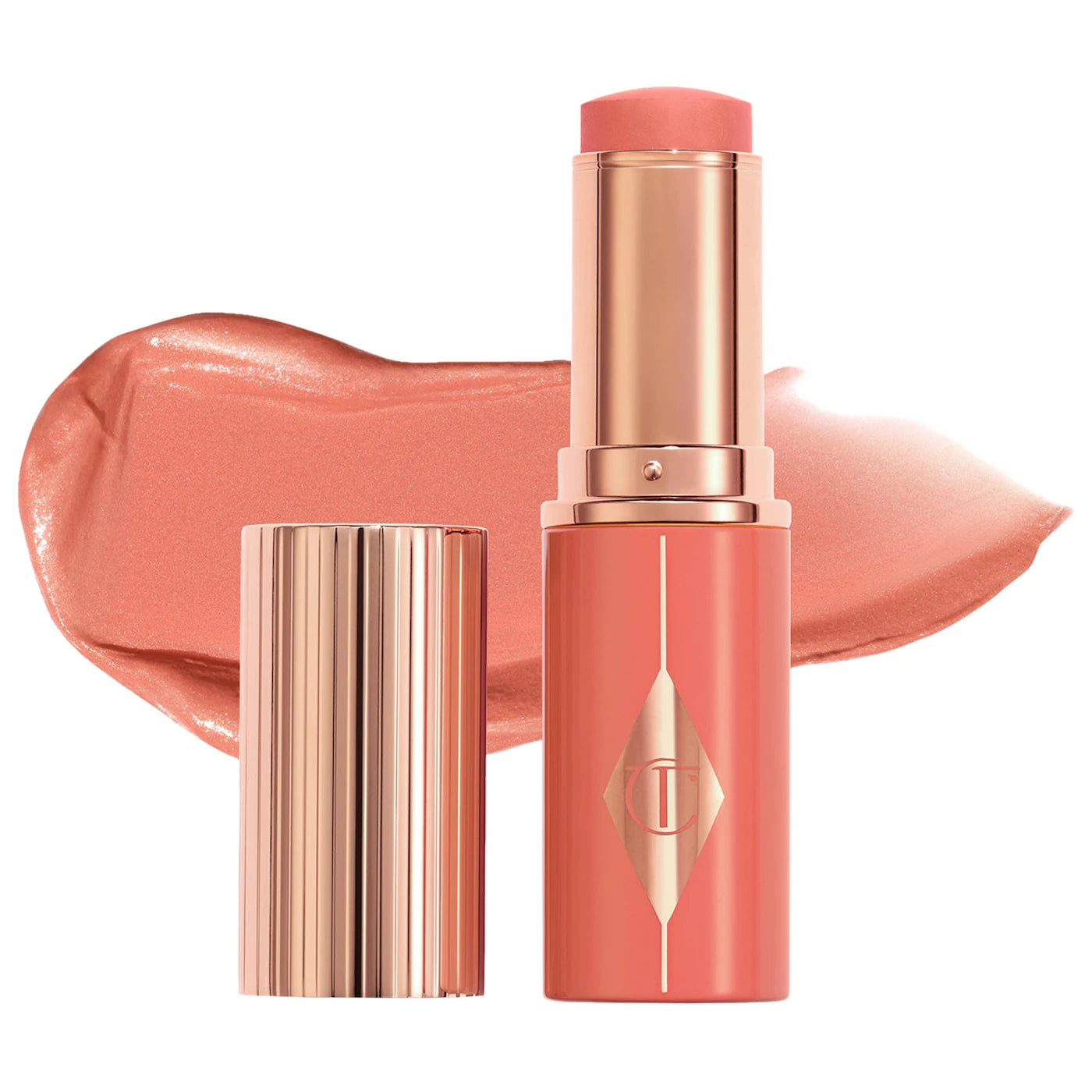 Charlotte Tilbury | Unreal Lip + Cheek Glow Blush Stick with Hyaluronic Acid