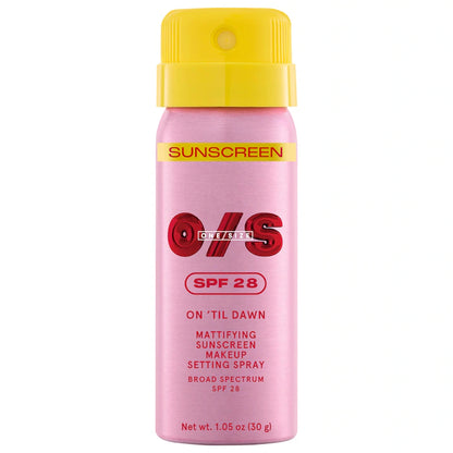 ONE/SIZE by Patrick Starrr | On 'Til Dawn Mattifying Sunscreen Makeup Setting Spray SPF 28