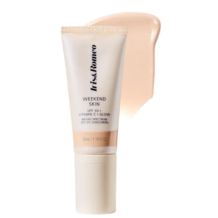 Iris&Romeo | Weekend Skin SPF 50 Natural Glow Tinted Sunscreen with Vitamin C + Niacinamide