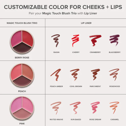Anastasia Beverly Hills |  Magic Touch Cream Blush & Lip Trio